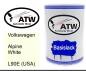 Preview: Volkswagen, Alpine White, L90E (USA): 500ml Lackdose, von ATW Autoteile West.